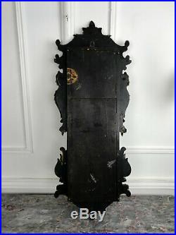 Horloge /carillon / Barometre / Epoque Napoleon III De 89 CM De H Orné De Bronze