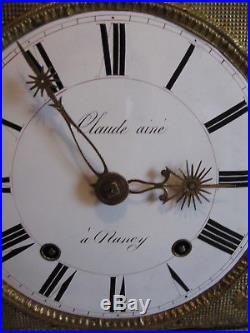 Horloge comtoise 3 cloches 1830