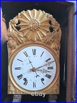 Horloge comtoise Louis XV 18ème