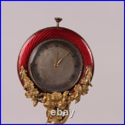Horloge de Table Ancien Bronze Décorations France XXe Siècle Original