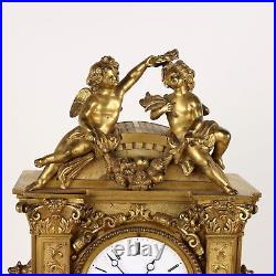 Horloge de Table en Bronze Doré France XIXe Siècle