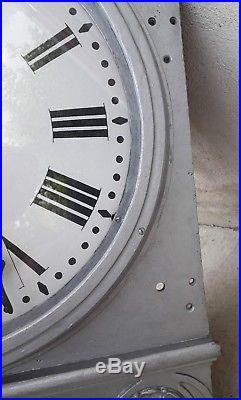 Horloge de gare Biangulaire en fonte Paul Garnier Paris 19eme PLM SNCF