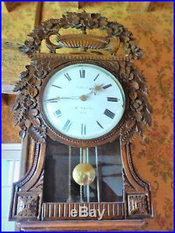 Horloge de parquet st Nicolas d'aliermont DELACOUR 1836