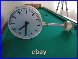 Horloge électrique suisse Ericsson, réceptrice industrielle, gare, usine Double