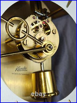 Horloge électronique KUNDO pendule magnétique Kieninger & Oberfell West Germany