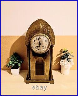 Horloge en Laiton Vintage Balancier & Clé