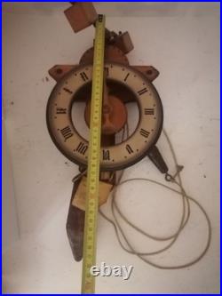 Horloge murale mécanique BUCO 1320 Réplique horloge du XIVe siècle Bois & Horloge murale mécanique BUCO 1320 Réplique horloge du XIVe siècle Bois &