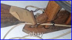 Horloge murale mécanique BUCO 1320 Réplique horloge du XIVe siècle Bois & Horloge murale mécanique BUCO 1320 Réplique horloge du XIVe siècle Bois &