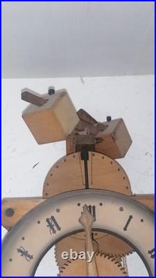 Horloge murale mécanique BUCO 1320 Réplique horloge du XIVe siècle Bois & Horloge murale mécanique BUCO 1320 Réplique horloge du XIVe siècle Bois &