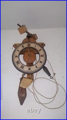 Horloge murale mécanique BUCO 1320 Réplique horloge du XIVe siècle Bois & Horloge murale mécanique BUCO 1320 Réplique horloge du XIVe siècle Bois &