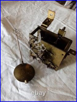 Horloge oeil de boeuf a remette en etat, cadran albâtre, comtoise, pendule
