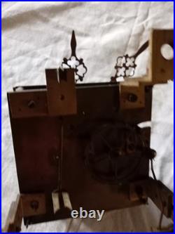 Horloge oeil de boeuf a remette en etat, cadran albâtre, comtoise, pendule