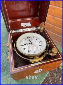 Horloge pendule Chronomètre de marine Ulysse Nardin a detente