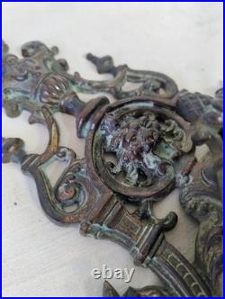 Horloge, pendule d'applique en bronze du XIXe siècle