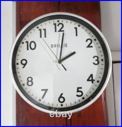 Horloge pendule industriel brillié lepaute bodet gare SNCF jielde tolix