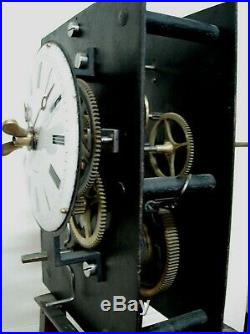 Horloge regulateur cheville édifice uhr clocher comtoise tower clock turmuhr