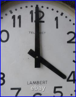 #Horlogerie Vintage# Type Indus. / Usine /Gare. Horloge Lambert Telesect