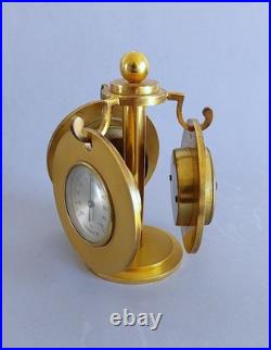 KIRBY BEARD & Co Paris Pendulette de bureau Station météo thermomètre baromètre