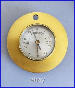 KIRBY BEARD & Co Paris Pendulette de bureau Station météo thermomètre baromètre