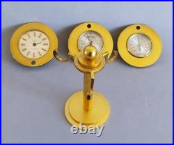 KIRBY BEARD & Co Paris Pendulette de bureau Station météo thermomètre baromètre
