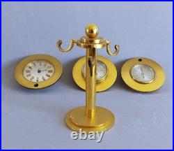 KIRBY BEARD & Co Paris Pendulette de bureau Station météo thermomètre baromètre