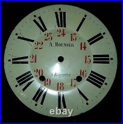 Lot 8 Cadrans oeil de boeuf horloge zifferblatt clock uhr dial Comtoise