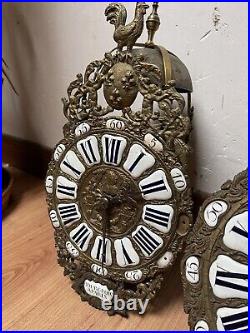 Lot De Mécanismes Horloge Comtoise Lanterne 18eme