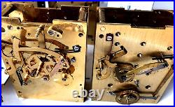 Lot Pieces de pendulette pendule officier voyage sonnerie dial clock brass 1