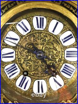 MAGNIFIQUE PENDULE RELIGIEUSE LXIV MARQUETERIE BOULLE CARTEL 17è CLOCK KAMINUHR