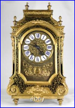 MAGNIFIQUE PENDULE RELIGIEUSE LXIV MARQUETERIE BOULLE CARTEL 17è CLOCK KAMINUHR