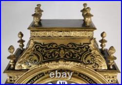 MAGNIFIQUE PENDULE RELIGIEUSE LXIV MARQUETERIE BOULLE CARTEL 17è CLOCK KAMINUHR