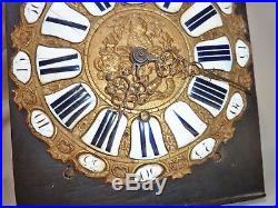 MOUVEMENT COMTOISE TROIS CLOCHES 18ème PENDULE HORLOGE OLD CLOCK PENDULUM