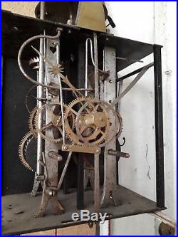 MOUVEMENT HORLOGE COMTOISE SOLEIL 18 è pendule 2 Marteaux French clock