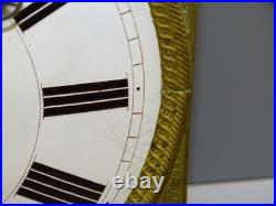 -MOUVEMENT MENSUEL PENDULE COMTOISE 1 MOIS XIXe 30 JOURS cadran fleuri réveil -MOUVEMENT MENSUEL PENDULE COMTOISE 1 MOIS XIXe 30 JOURS cadran fleuri réveil