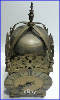 MOUVEMENT Pendule Lanterne 1 Aiguille XVIIIe-XIXe JOSEPH KIRK KASTOFT clock