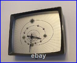 Magnifique Horloge / Pendule Constellations TROPHY ORTF HOURRIEZ Vintage