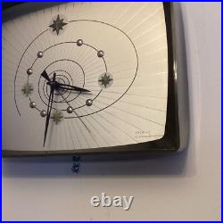 Magnifique Horloge / Pendule Constellations TROPHY ORTF HOURRIEZ Vintage