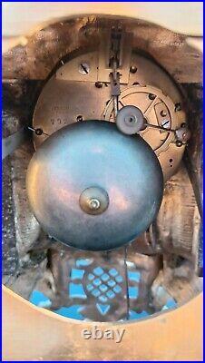 Magnifique Mouvement Pendule Horloge Cartel En Bronze Mécanisme Pendule XIX