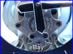 Magnifique horloge pendule (Clock) suisse Atmos Jaeger LeCoultre 1951 Nickel