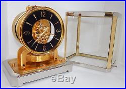Magnifique horloge pendule (Clock) suisse Atmos Jaeger LeCoultre de 1952