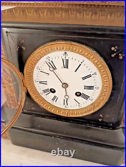 Maison De Maître Ancienne Horloge, Pendule Cheminée à Poser en Marbre, Art Déco