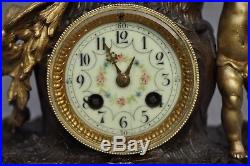 Majestueuse Pendule Horloge Brise de Mer par A. Moreau Art-Nouveau Fin XIXème