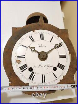 Mini Horloge Comtoise Pendule Forêt Noire Carillon