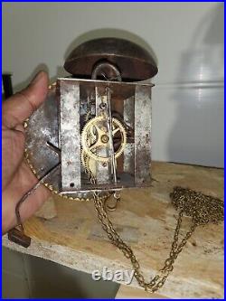 Miniature Horloge Comtoise Pendule Forêt Noire Carillon
