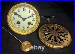 Mouvement (Ø 102 mm) pendule de Paris fonctionne horloge clock Mouvement (Ø 102 mm) pendule de Paris fonctionne horloge clock