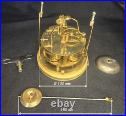Mouvement (Ø 102 mm) pendule de Paris fonctionne horloge clock