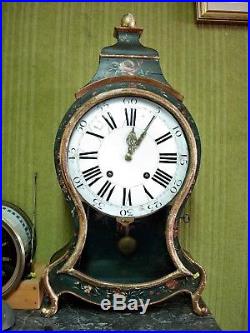 Mouvement Neuchâteloise Cartel horloge pendule 18e clock antique Uhr a Grenoble