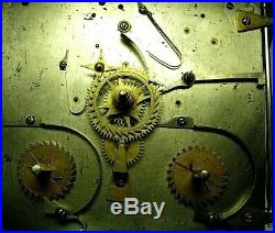 Mouvement Neuchâteloise Cartel horloge pendule Comtoise 18e clock antique Uhr