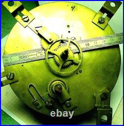 Mouvement brocot cadran DOUBLE FACE horloge pendule usine uhr clock régulateur