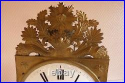 Mouvement d' horloge comtoise XIXème (Château Chinon 58) réf 259